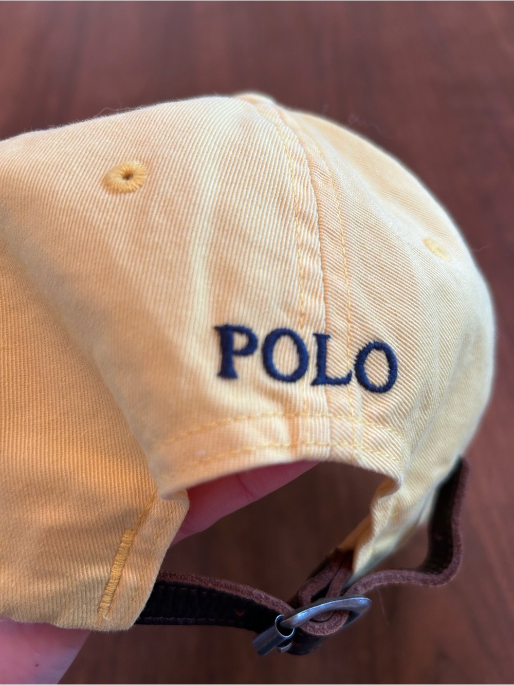 Polo Ralph Lauren Butter Yellow Baseball Cap Hat (Unisex) - Picture 4 of 4